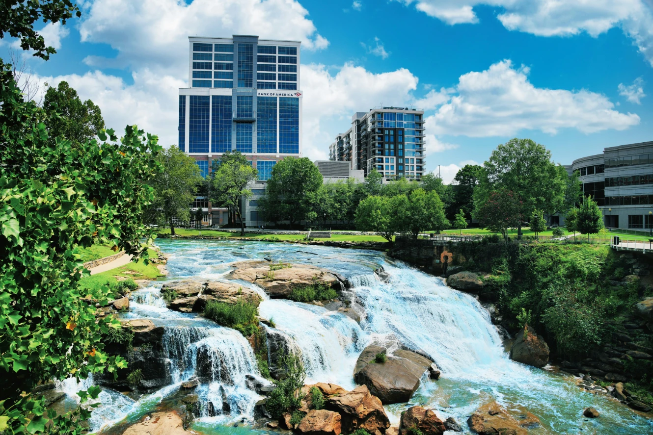 Material Delivery In Downtown Greenville